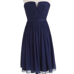 J Crew Navy Blue Nadia Dress